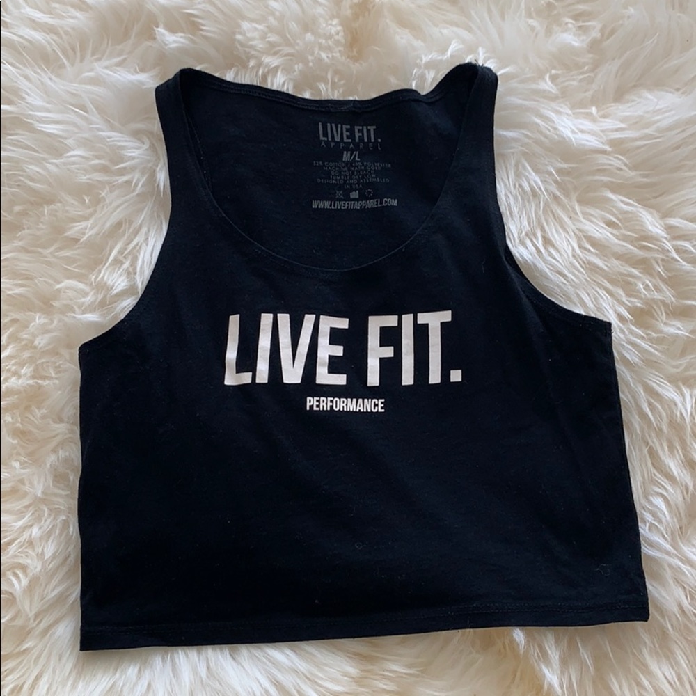 LIVE FIT Apparel crop tank